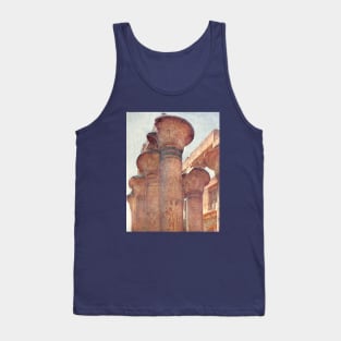 Capitals In Hypostyle Hall, Karnak in Egypt Tank Top